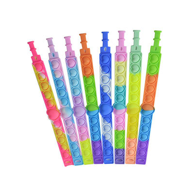 kupować Silikonowa zabawka edukacyjna dla dzieci Bransoletka dekompresyjna Pop Bubble online manufacture