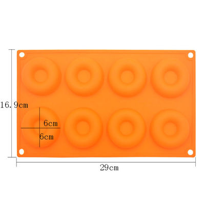 kupować 8 wnęk 3D silikonowe foremki do ciasta w kształcie pączka wykonane na zamówienie foremki do mydła online manufacture