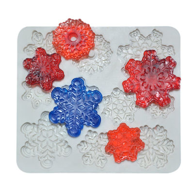 kupować Silikonowe Ciasto Kremówki Formy Silikonowe Food Grade Handmade Diy Kształt Płatka Śniegu online manufacture