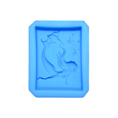 kupować Silikonowe naczynia do pieczenia Diy Handmade Model 3d Logo w kształcie syreny Formy Silikonowe Kremówki online manufacture