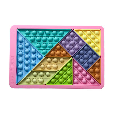 Zabawki edukacyjne dla dzieci unisex Early Learning Bubble Fidget Toys Tangram Puzzle
