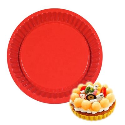 4-9-calowa nieprzywierająca guma do pieczenia w kuchence mikrofalowej z silikonową patelnią do pizzy klasy spożywczej