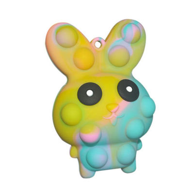Easter Egg Bunny Pop It Toy, szczypta oka odbijająca się od miękkiego silikonu Pop It Toy