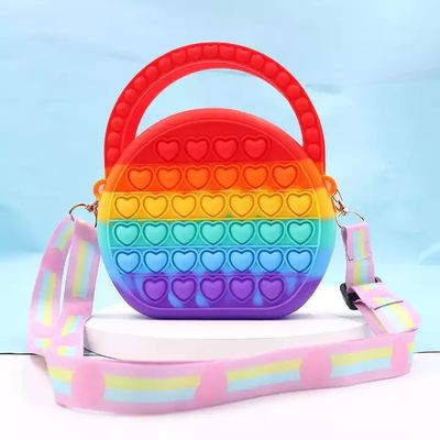 Push Bubble Girls Pop Torba na ramię, złagodzić stres Pop Fidget Torebka