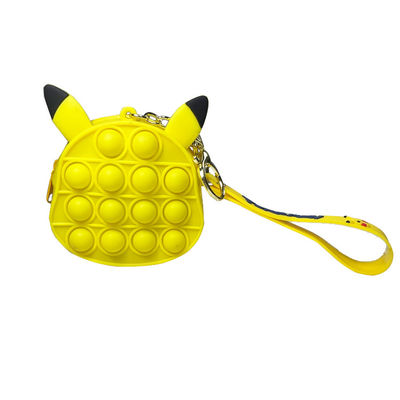 Mini miękki portfel Kid Gift Zipper Gryzoń Pioneer Silikonowa torebka na monety Wielofunkcyjna