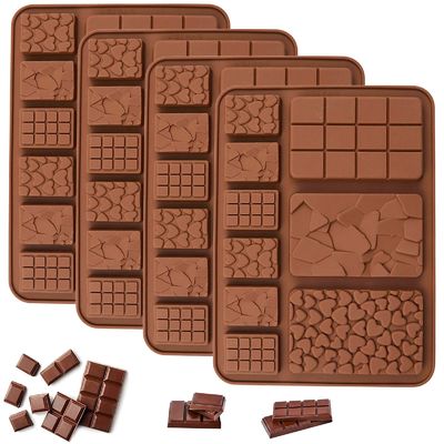 MHC Świąteczny Deep Dubai Chocolate Bar Mould Custom Big Rectangle Silicone Chocolate Mould