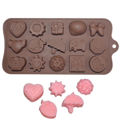 MHC Custom Pour Chocolate Silicone Chocolate Mold Cute Cartoon Shape dla łatwego czyszczenia narzędzi do ciast