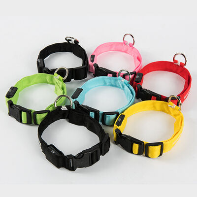 MHC New Arrival Wholesale LED Dog Leash Collar Set Modern Waterproof Illuminating Night Light Glowing USB Polyester Adjustable